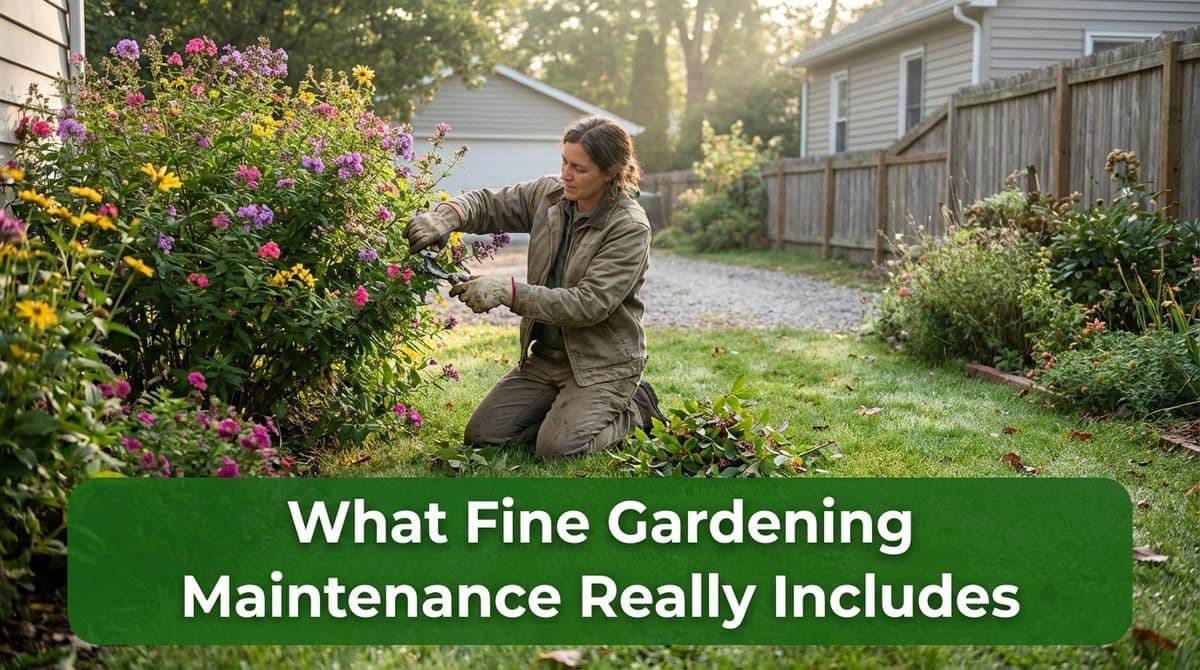 What Fine Gardening Maintenance Really Includes image